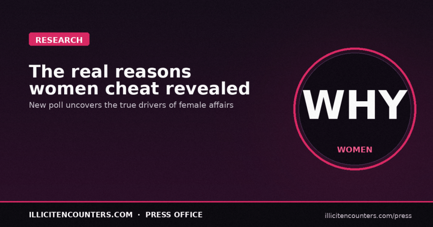 New Poll Reveals the Real Reasons Women&nbsp;Cheat