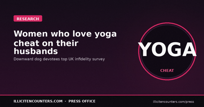 Women who love yoga cheat on their&nbsp;husbands