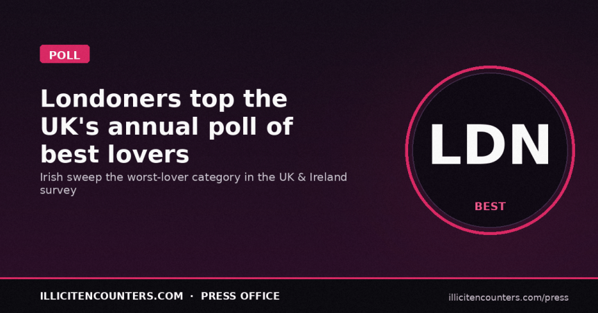Londoners Top Annual Poll of UK and Ireland’s Best (and Worst)&nbsp;Lovers