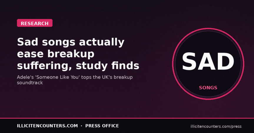 The Ultimate Breakup Soundtrack – Sad Songs Alleviate&nbsp;Suffering