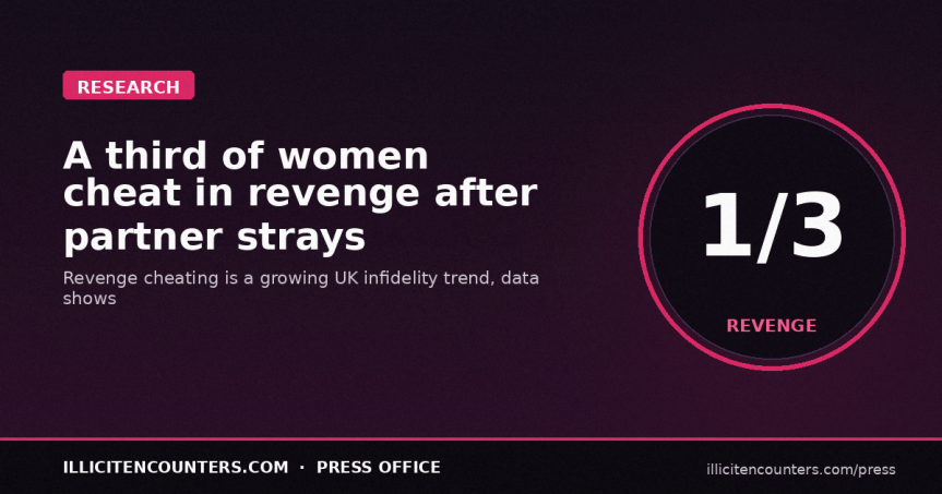 Don’t get mad, get even – how a third of women cheat in revenge after their partner strayed previously, according to a new&nbsp;survey