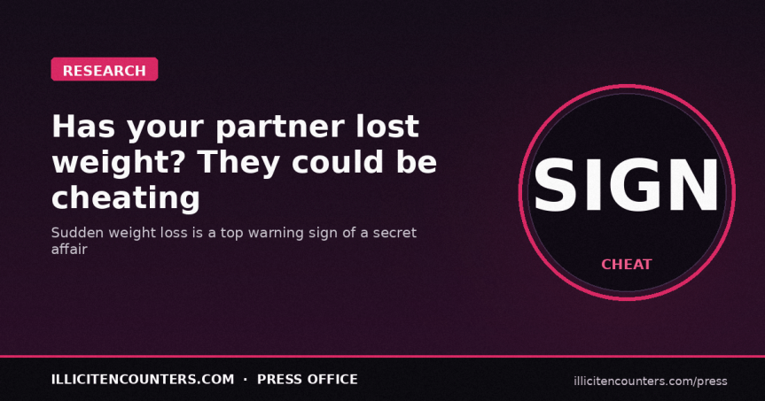 Has your partner lost weight? They could be cheating on&nbsp;you!