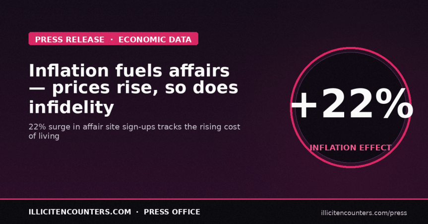 Inflation Fuels Affairs: Data Reveals Link Between Rising Prices and&nbsp;Infidelity