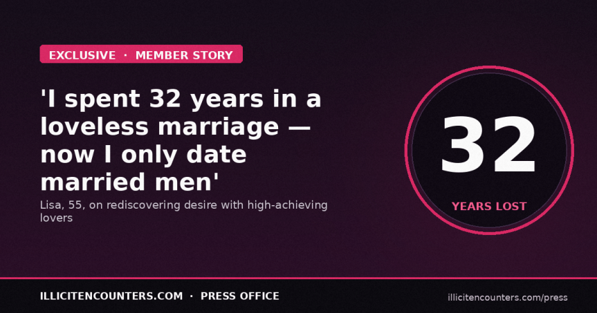 “I spent 32 years in a loveless marriage – now I only date married men who know how to spoil&nbsp;me”