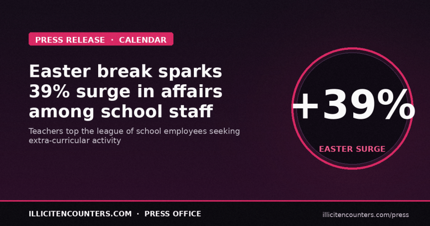 Easter Break Sparks Surge in Secret Affairs Among Britain’s School&nbsp;Staff