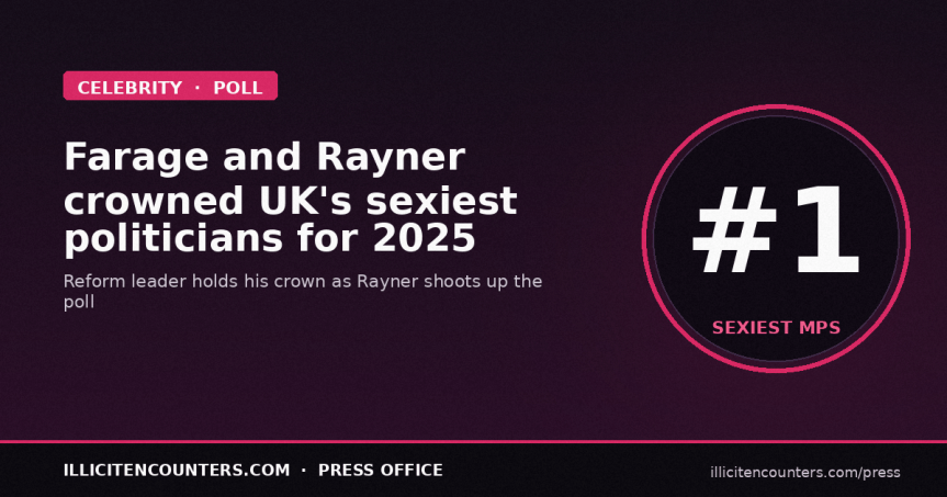UK’s Sexiest Politicians For 2025&nbsp;Revealed