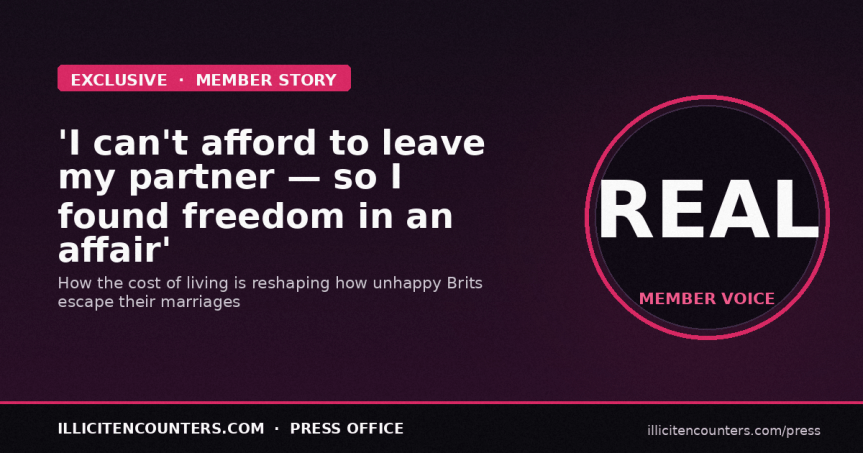 “I can’t afford to leave my partner – so I found freedom in an&nbsp;affair”