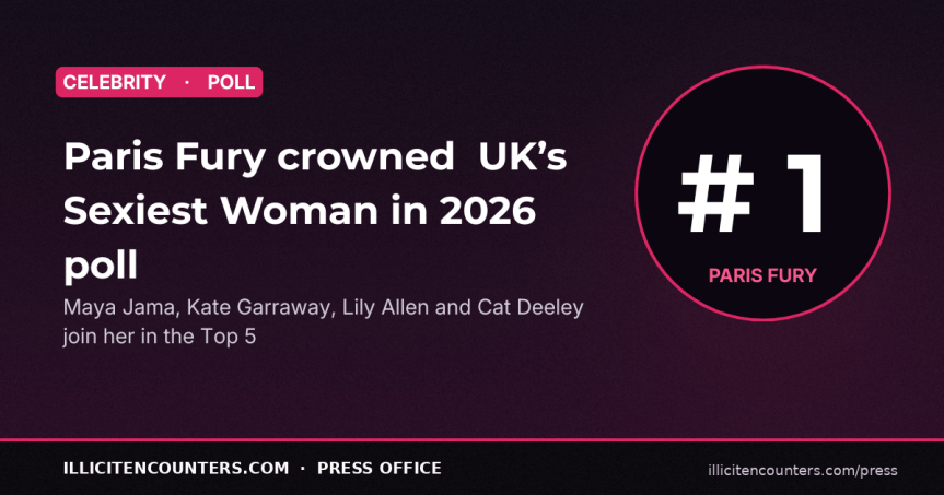 Paris Fury voted UK’s “Sexiest Woman” in 2026’s surprise-filled&nbsp;poll