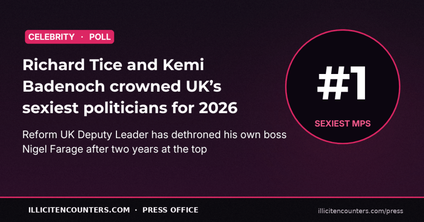 UK’s Sexiest Politicians For 2026&nbsp;Revealed